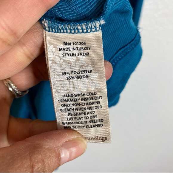 Soft Surroundings- Cold Shoulder Tunic - PXS - Picture 4 of 6